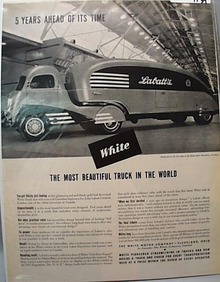 White Truck 1937 Ad Ahead Of ItsTime Labatts