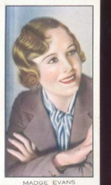 Madge Evans Film starTinted Photo Card 1930's