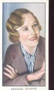 Madge Evans Film starTinted Photo Card 1930's