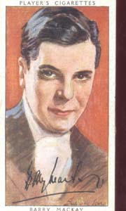 Barry Mackay Film Star Tinted Card 1938