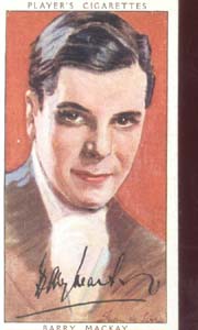 Barry Mackay Film Star Tinted Card 1938