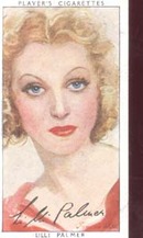 Lilli Palmer Film Star Tinted Card 1938
