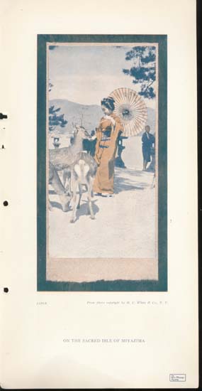 Magazine Picture Isle of Miyazima,Japan 1907