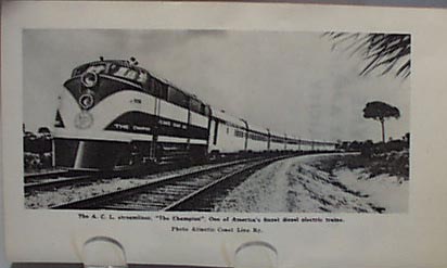 1946 Picture ACL Streamliner the Champion
