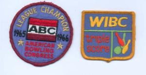 American Bowling Congress & WIBC patch, 1965 & 1966