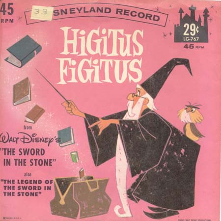 Higitus Figitus, Walt Disney Prod., Record