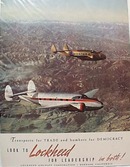 Lockheed Aircraft Ad 1939