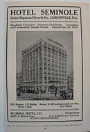 Hotel Seminole 1912 Ad