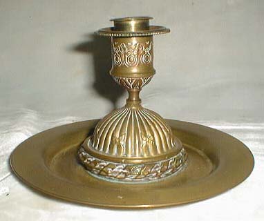 Brass candleholder