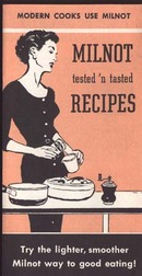 Modern Cooks Use Milnot Recipe Paper 1960's