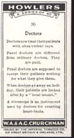 Howler's 1937 Occupational Card Doctors