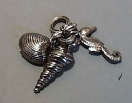 Silver Tone Charm Type Pendant