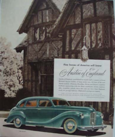Mag Ad. Austin Automobile of England