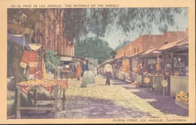 Postcard El Paso De Los Angeles