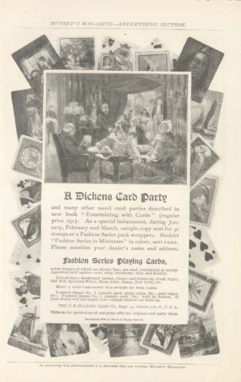 U S Playing Card Co Ad