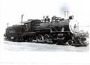 RR Train Photo ATSF 664 Griffith Pk, LA, CA, 5-10-1953 Santa Fe