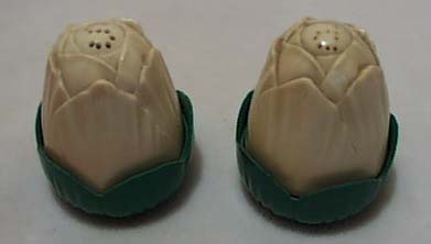 Jay Don Plastic Eggplant S & P Green Base
