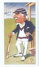 Cigarette Tobacco Card of A. C.Maclaren