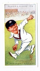 Cigarette Tobacco Card of E. Hendren