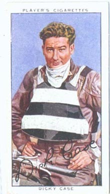 Cigarette Tobacco Card of Dicky Case