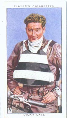 Cigarette Tobacco Card of Dicky Case