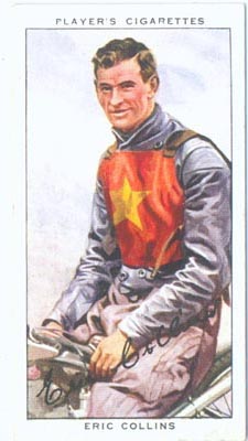 Cigarette Tobacco Card of Eric Collins