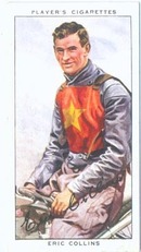 Cigarette Tobacco Card of Eric Collins