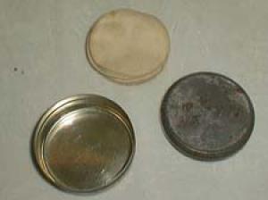 Gun Patch Tin, store gun patches in