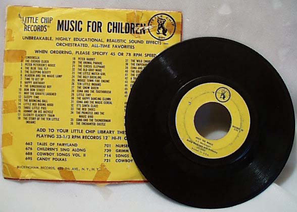 Little Chip Record Mouse Town Fire Engine #25