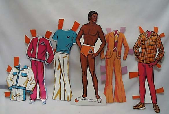 Mattel 1975 Cara & Curtis Paper Dolls