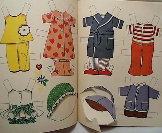 Buttons & Billy Paper Doll Clothing 1948