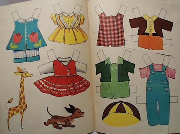 Buttons & Billy Paper Doll Clothing 1948