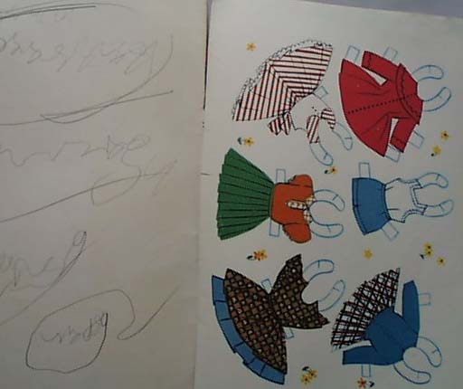 Dainty Doll Paper Doll & Clothes