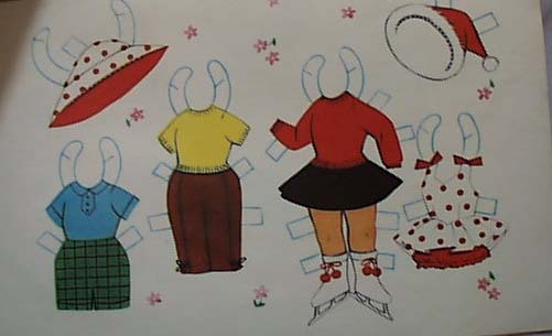 Dainty Doll Paper Doll & Clothes