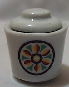 Little Folk Art Mini Jar Or Child Sugar Bowl
