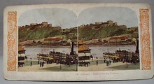 Stereo Card #120 Germany Steamer Leave Koblen