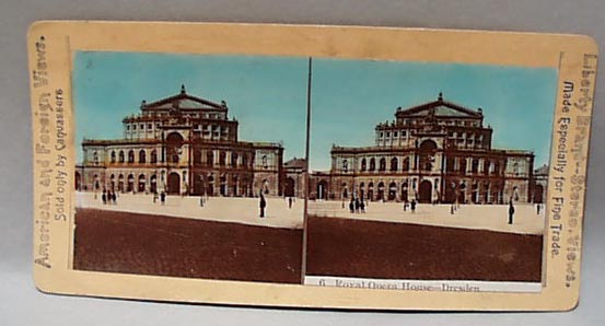 Stereo Card #6, Royal Opera House in Dresden