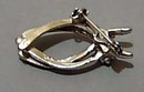 Double Gold Tone Wishbone Pin