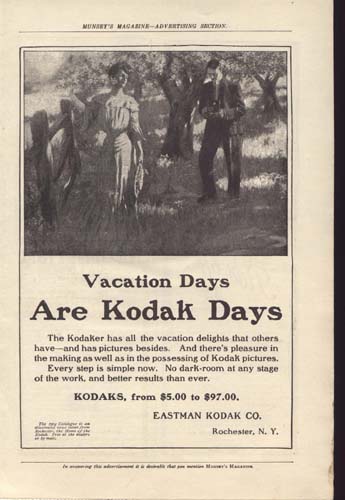 Eastman Kodak Ad around 1900