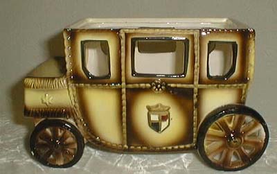Carriage Cigar and Match Holder/Planter