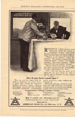 American Cigar Co Ad