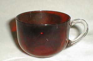 Punch cup in red flashing