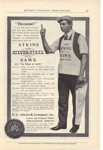 Atkins Silver Steel Saws