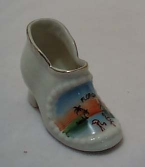 White Porcelain Florida Shoe