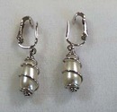 Sarah Coventry Faux Pearl Earrings