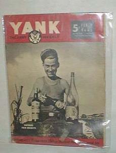 Yank the army weekly, Feb. 9, 1945.,vol. 3 no. 34 featuring Bartender from Brooklyn