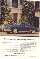 Studebaker Ad luxury car 4 dr