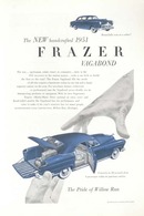 Frazier Vagabond 1951 Ad Kaiser Frazer Blue
