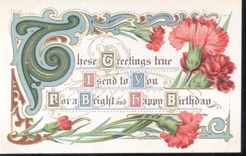 Happy Birthday Postcard