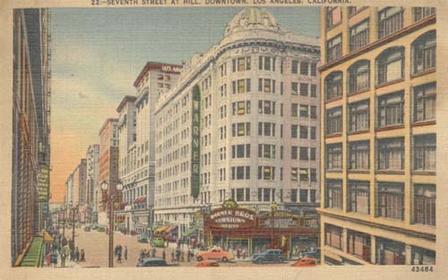 Los Angeles, Ca.1946 Postcard, in color